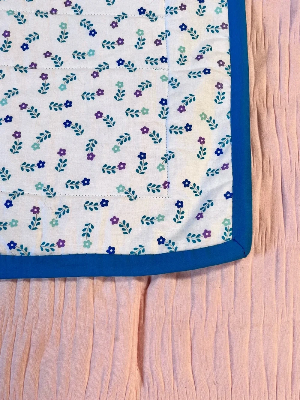 Pretty Homemade Lap Quilt